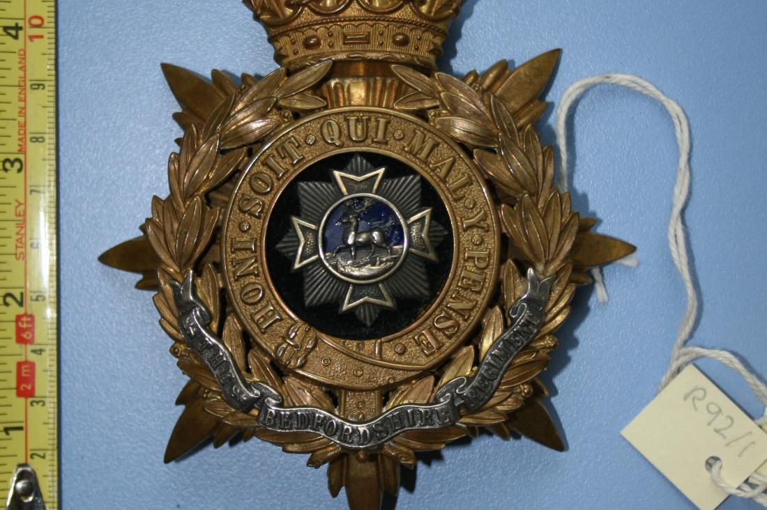 Officer's helmet plate, in use 1881-1901