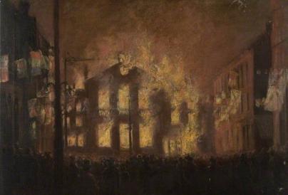 burning image