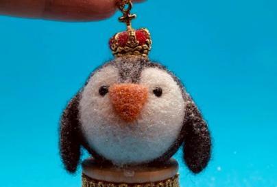 Needle Felted Penguin