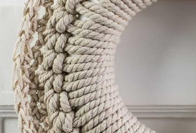 crochet wreath making 