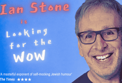 Man (Ian Stone) wearing glasses smiling at the image with text saying Ian Stone Is Looking For the Wow