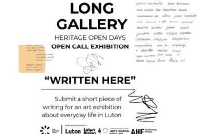 Written Here: Luton's Everyday Histories come to the Long Gallery
