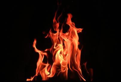 fire burning orange flames