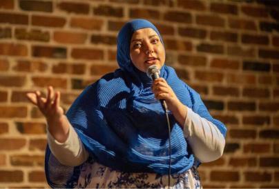 A picture of comedian Fatiha