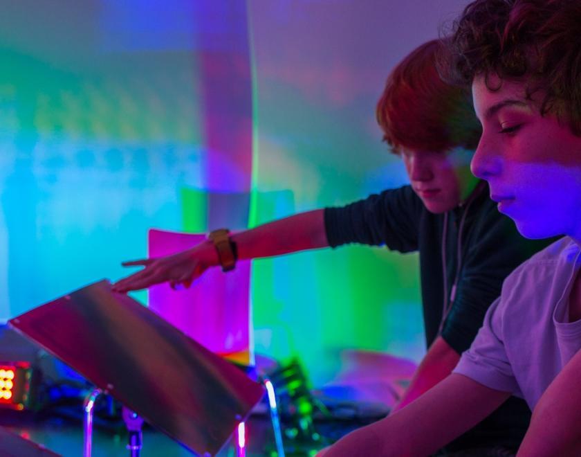 Symphony of the Senses: Colour/Music installation