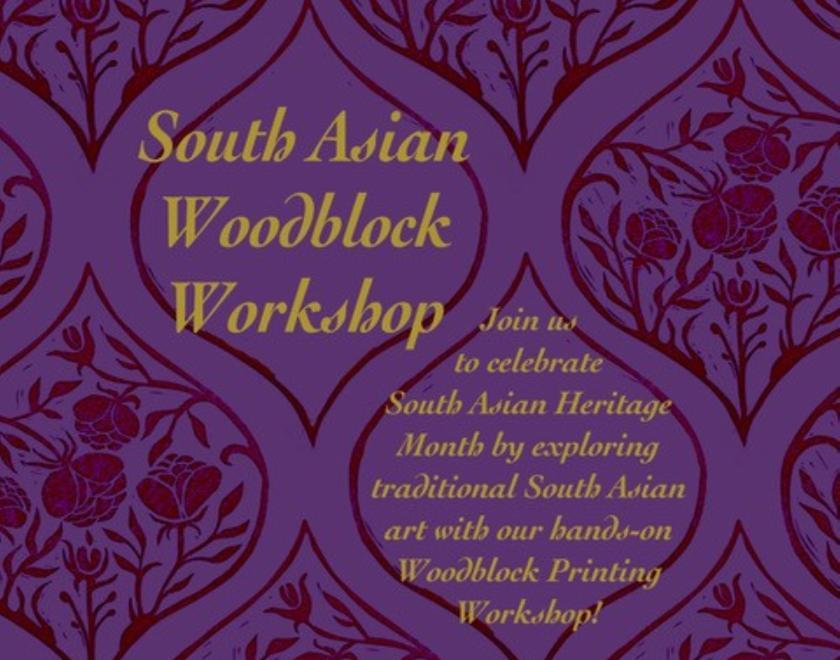 South Asian Woodblock Workshop